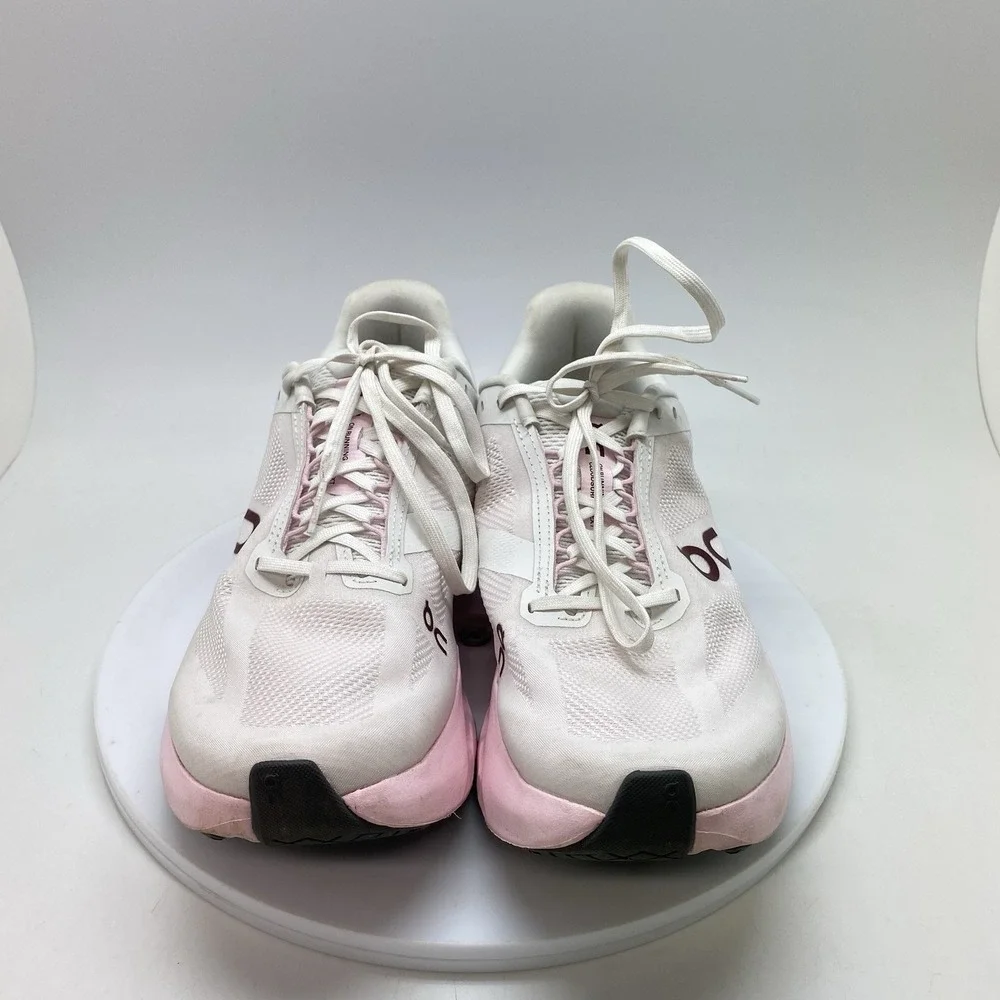 On Cloudsurfer Next Sneakers Womens 9.5 3WE30054722 White Pink Running Gym Shoes